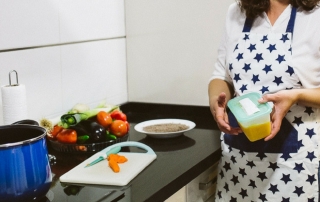 cocina a domicilio Málaga, congelador lleno